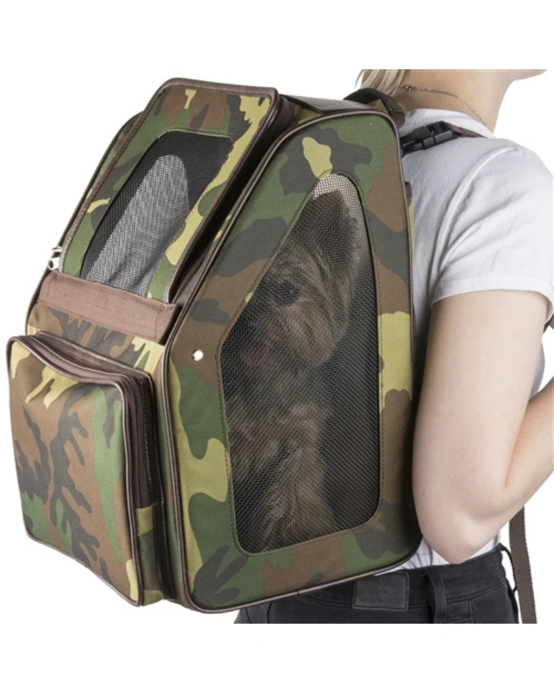 Rio Pet Bag On Wheels in Camo - Image 3