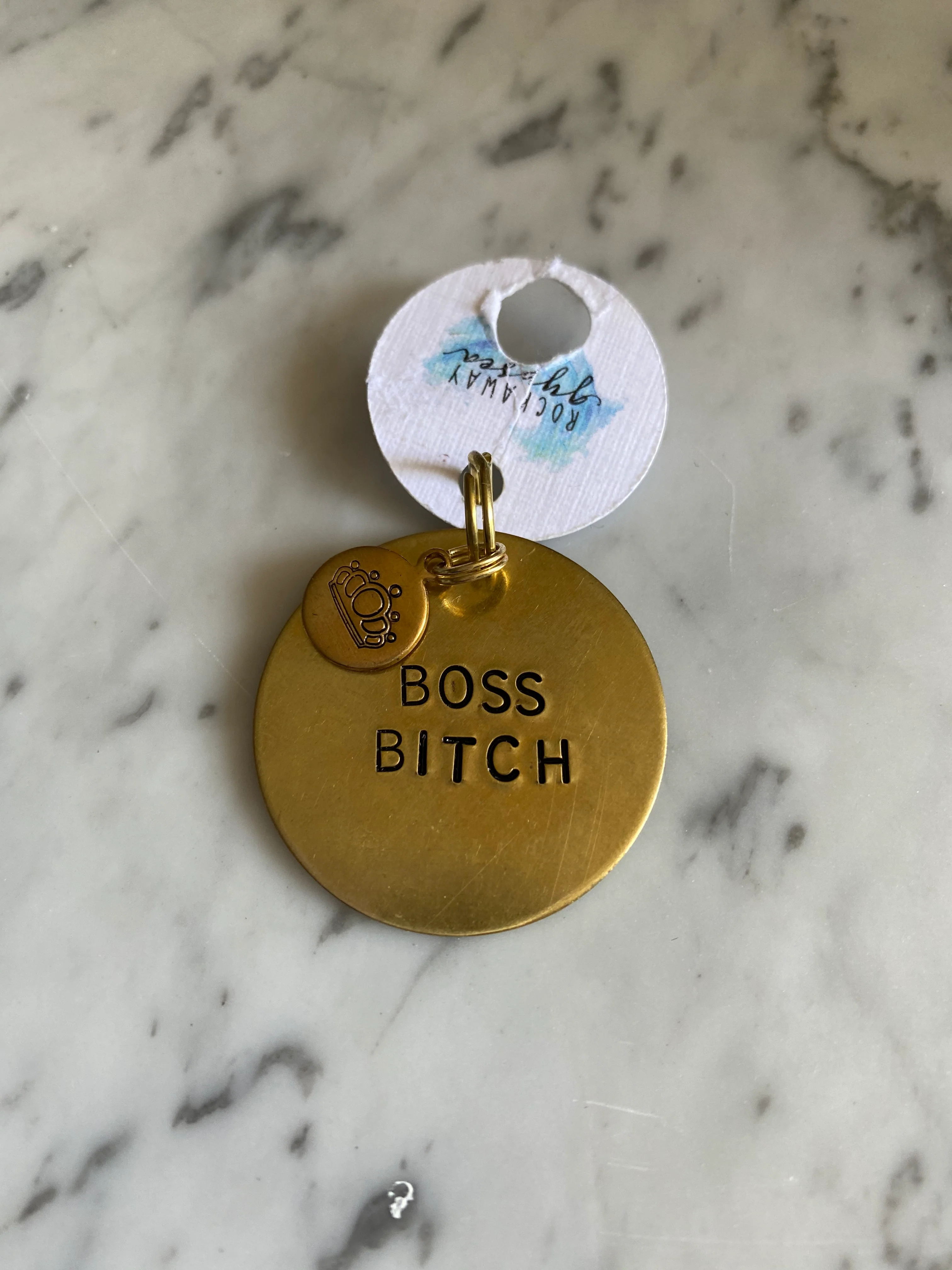 ROCKAWAY GYPSEA | Boss Bitch Dog Tag (FINAL SALE)