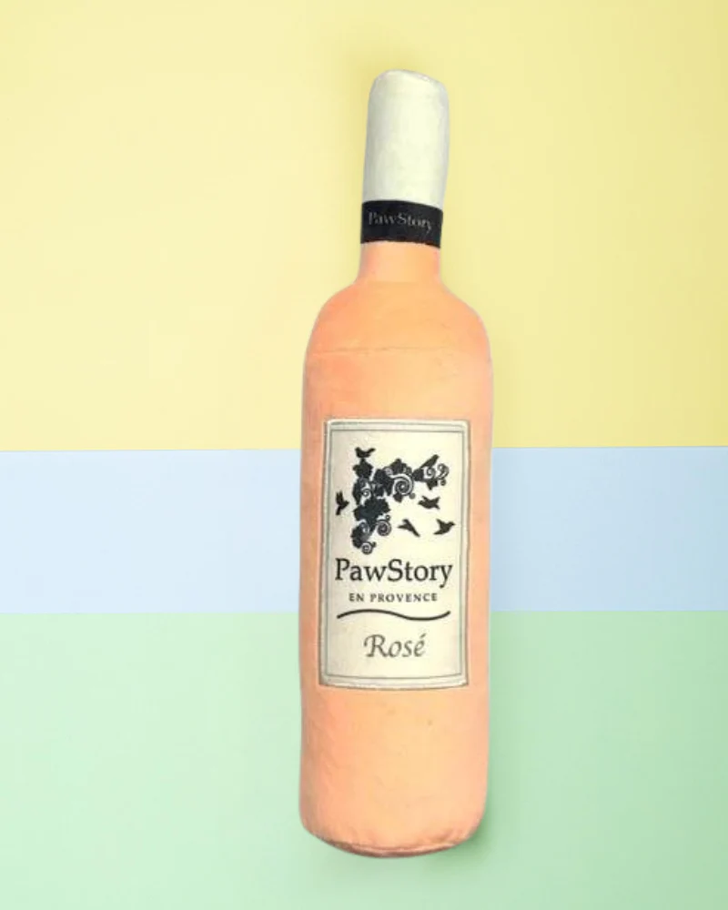 Rosé "PawStory En Provence" Squeaky Plush Dog Toy (FINAL SALE)
