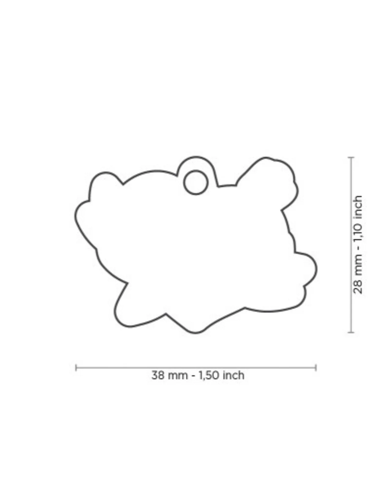 Love Struck Custom Heart Pet ID Tag - Image 2