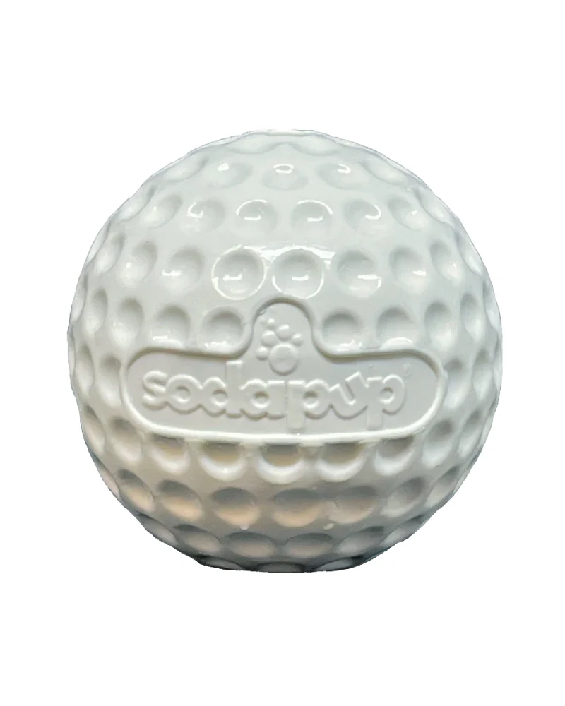 Rubber Golf Ball Enrichment Dog Toy (Made in the USA)