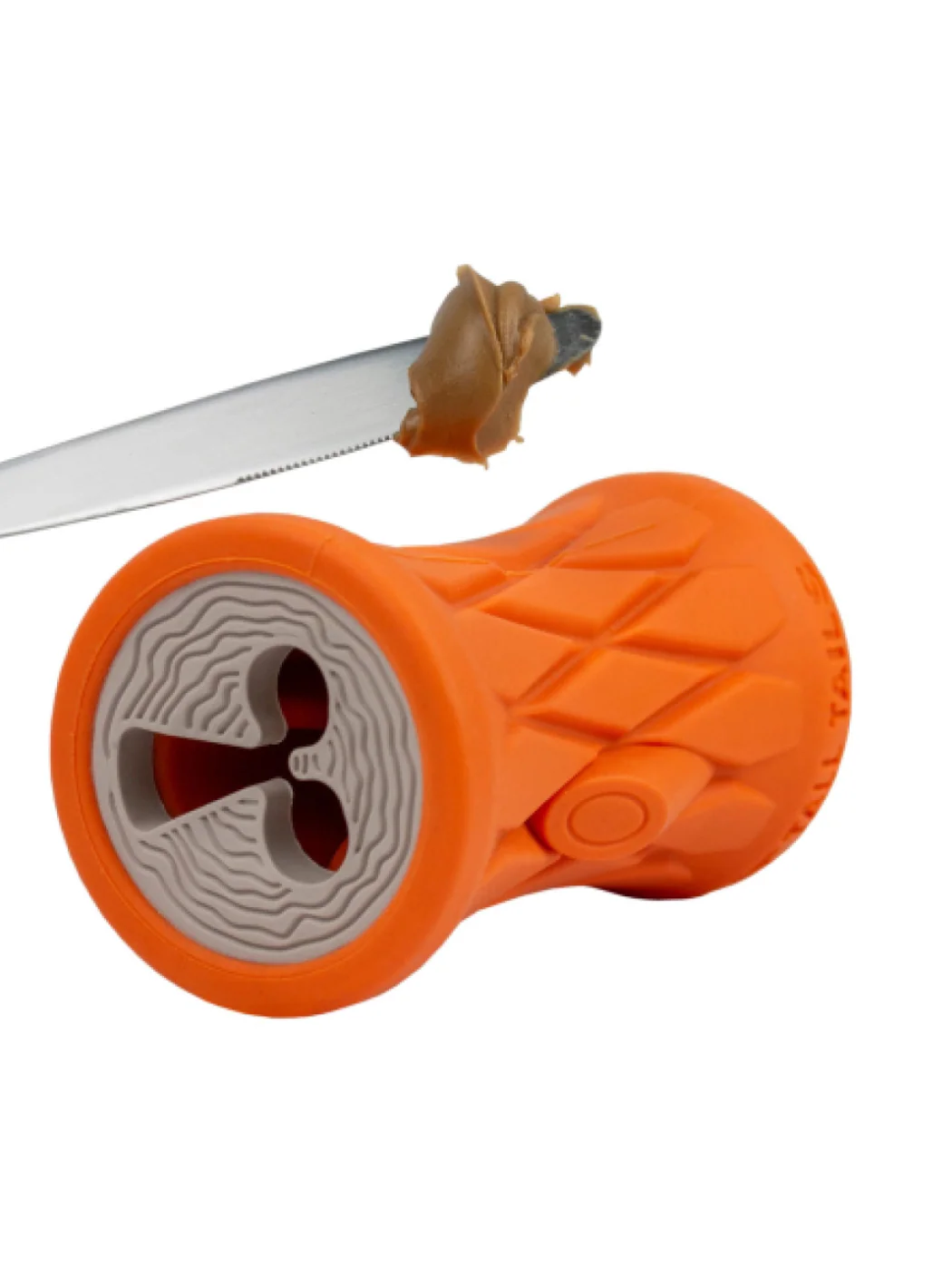 Rubber Tree Trunk Dog Treat Toy - Image 4