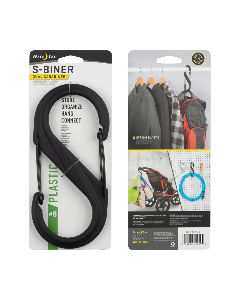 S-Biner Plastic Dual Carabiner