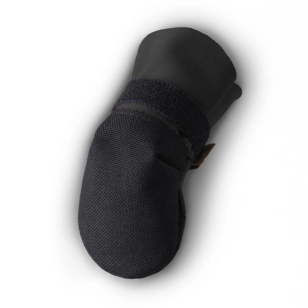 SaltSox Fleece-Lined Dog Booties in Blizzard Black (Made in the USA) - Image 8