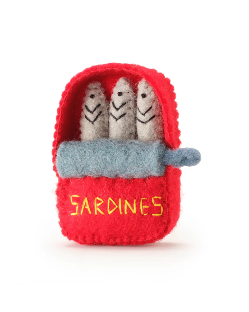 Sardines Wool Cat Toy - Image 2