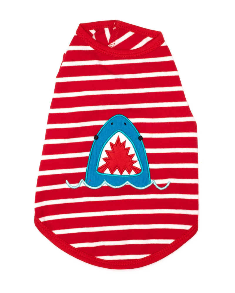 PAWS Shark Dog Tee