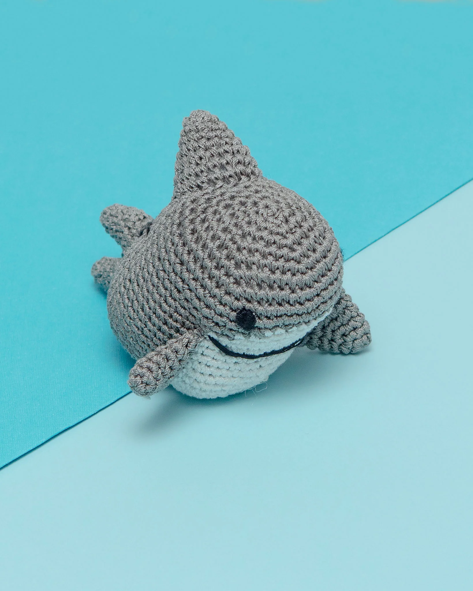 Shark Organic Knit Dog Toy - Image 2