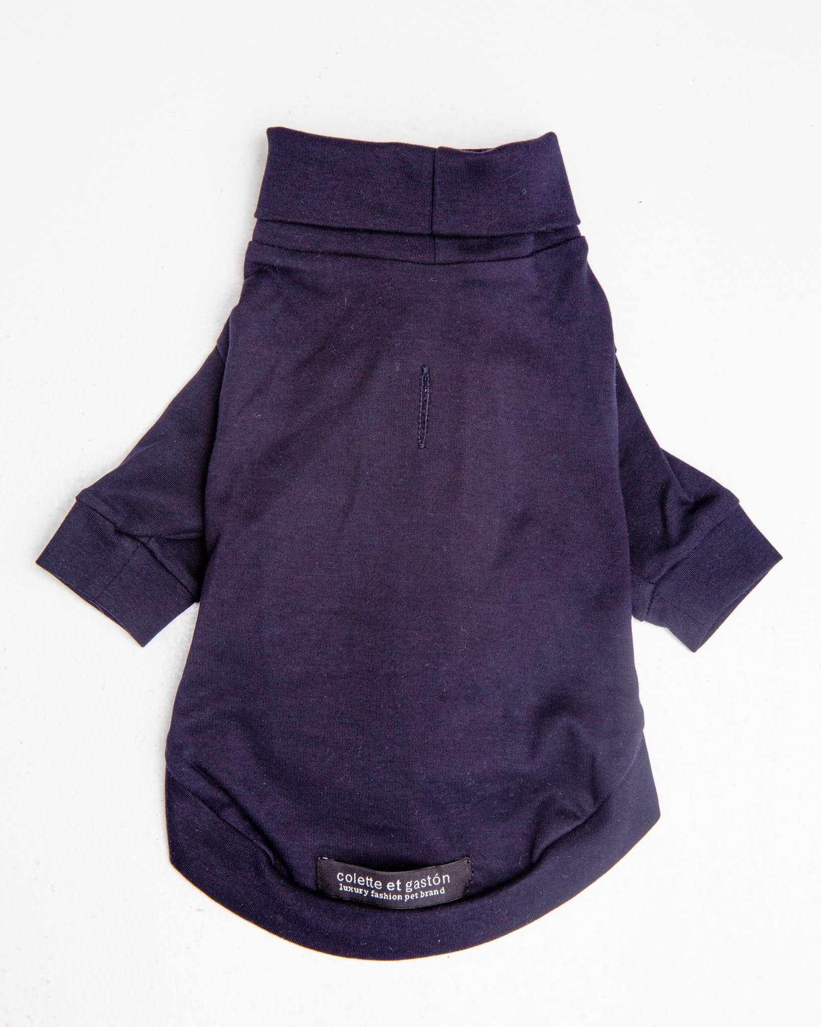 Cotton Pullover Dog T-Shirt in Lavender or Navy (FINAL SALE) - Image 4