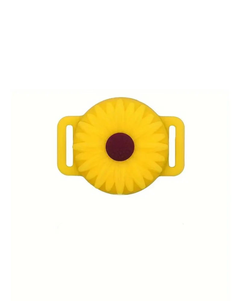 Silicone Flower AirTag Holder for Dog Collar (Zinia or Sunflower) - Image 9
