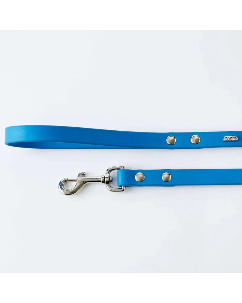 Sky Blue Clouds Dog Collar + Leash Set (Made in Canada) - Image 7