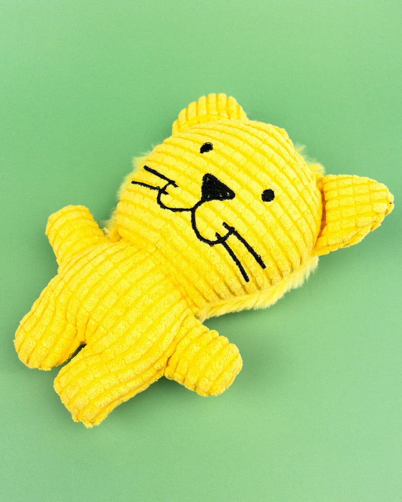 Small Squeaky Corn Fleece Plush Dog Toy - Image 11