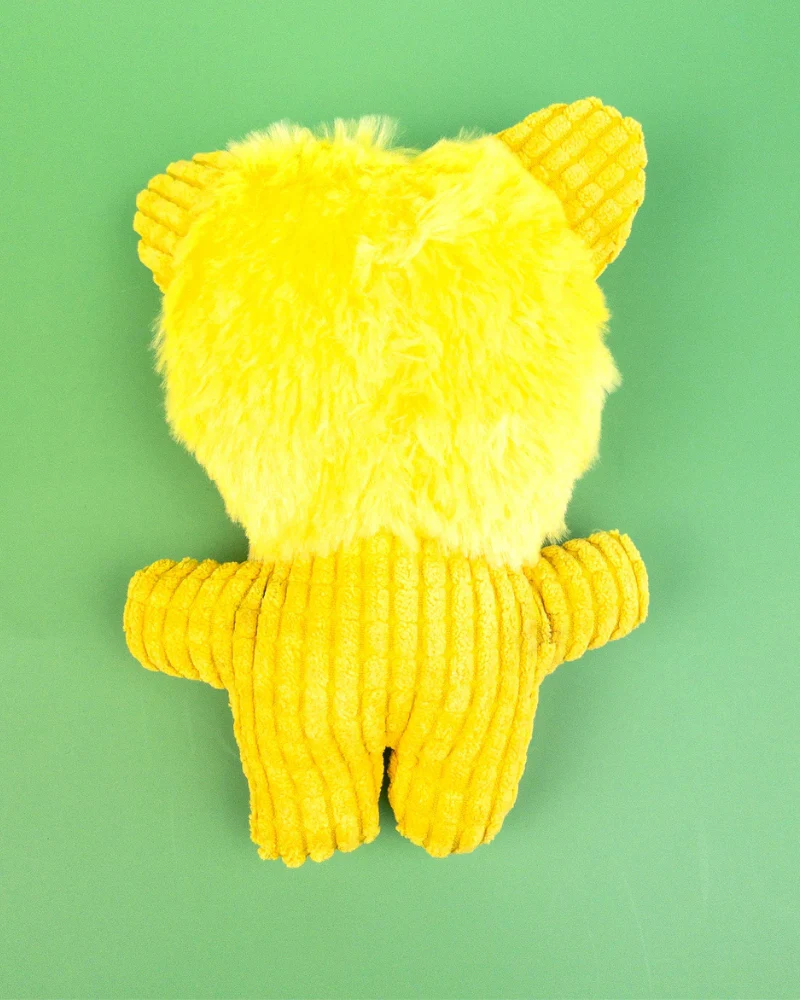 Small Squeaky Corn Fleece Plush Dog Toy - Image 12