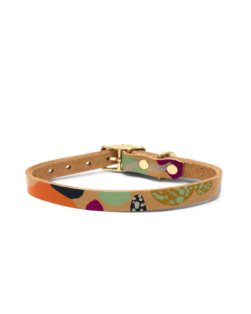 Snakes & Ladders Leather Dog Collar (FINAL SALE) - Image 5