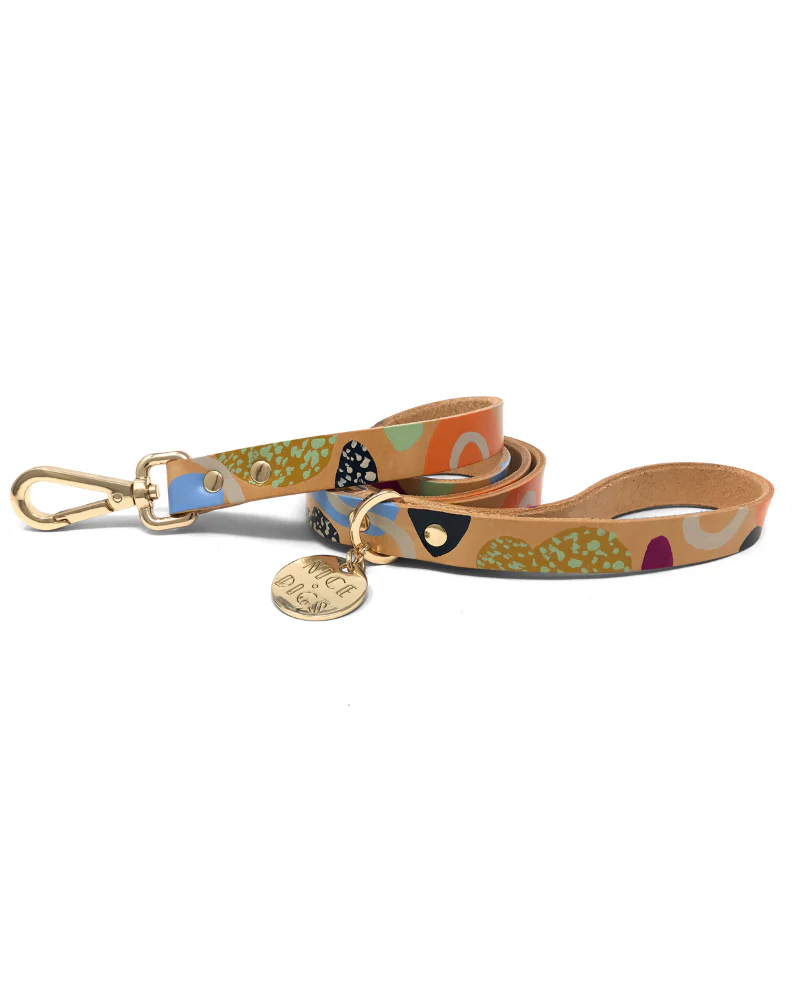 Snakes & Ladders Leather Dog Leash - Image 2