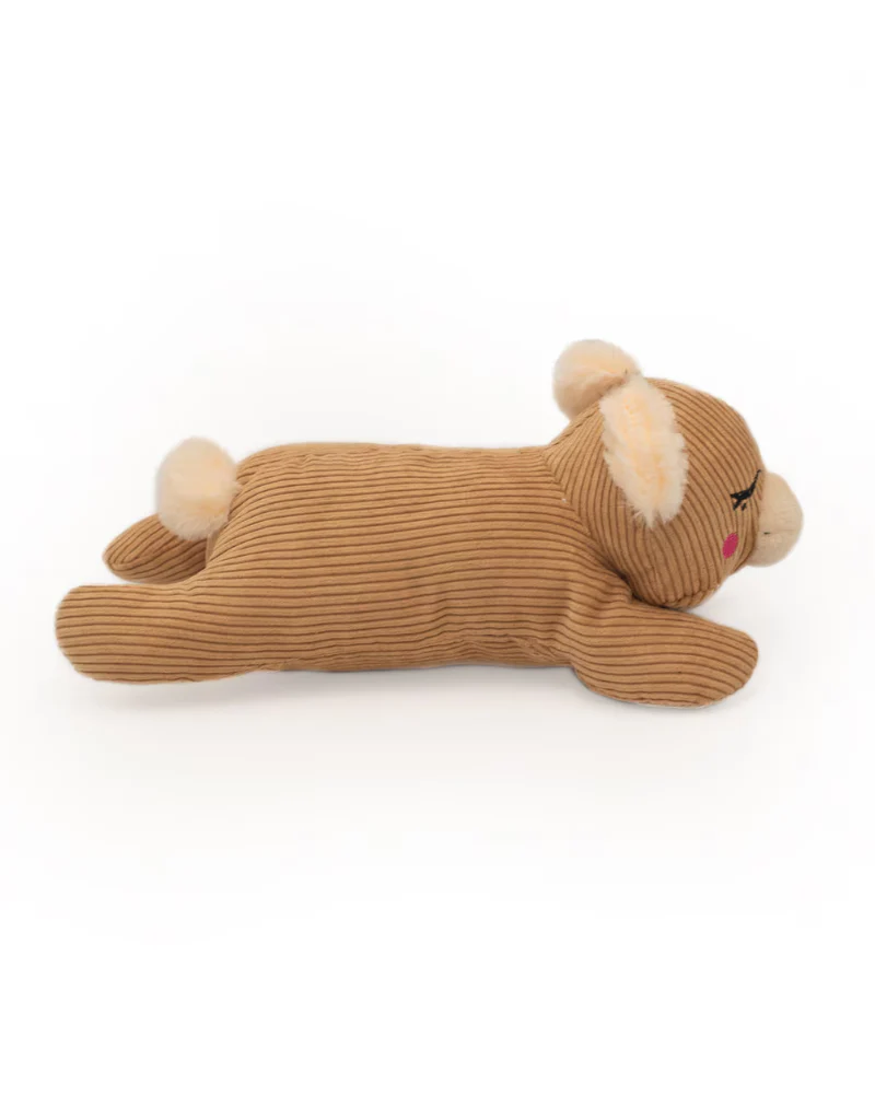 Snooziez Bear Plush Dog Toys with Silent Shhhqueaker - Image 4