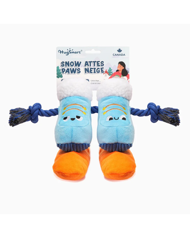 Snow Paws Skiing Boots Dog Rope Toys - Image 2