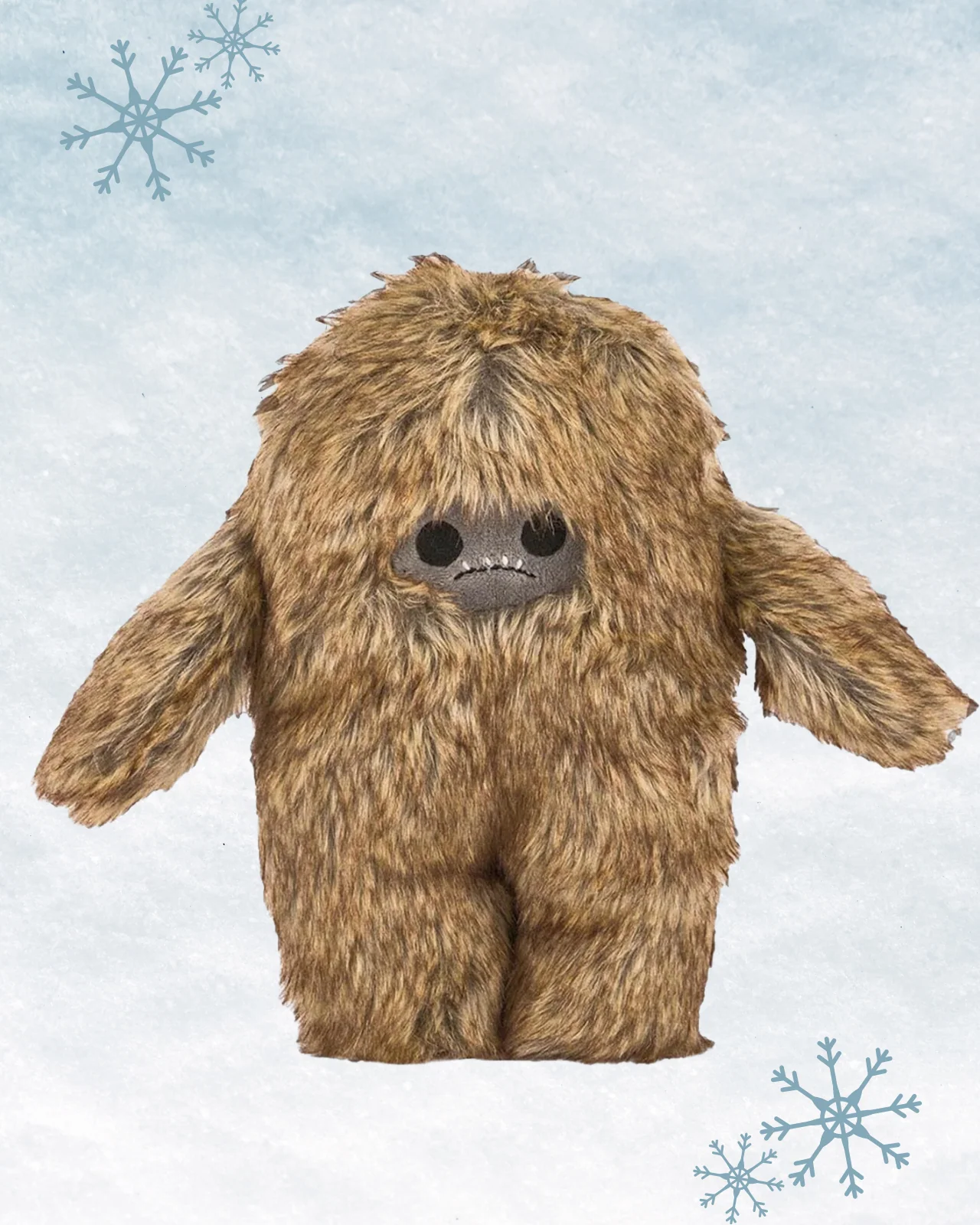 Snow Yeti Squeaky Dog Toy - Image 2