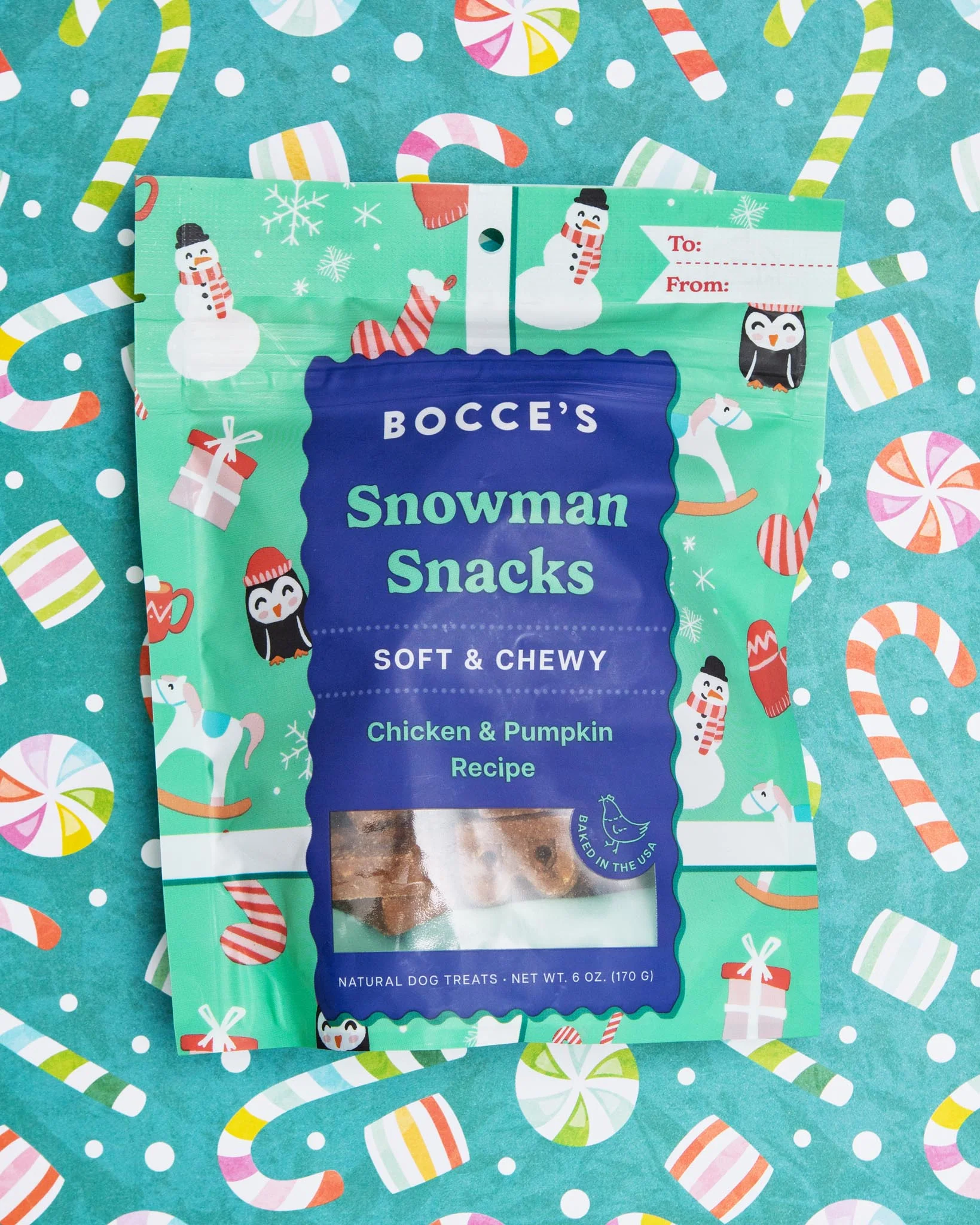 Snowman Snacks Chicken + Pumpkin Dog Treats (FINAL SALE)