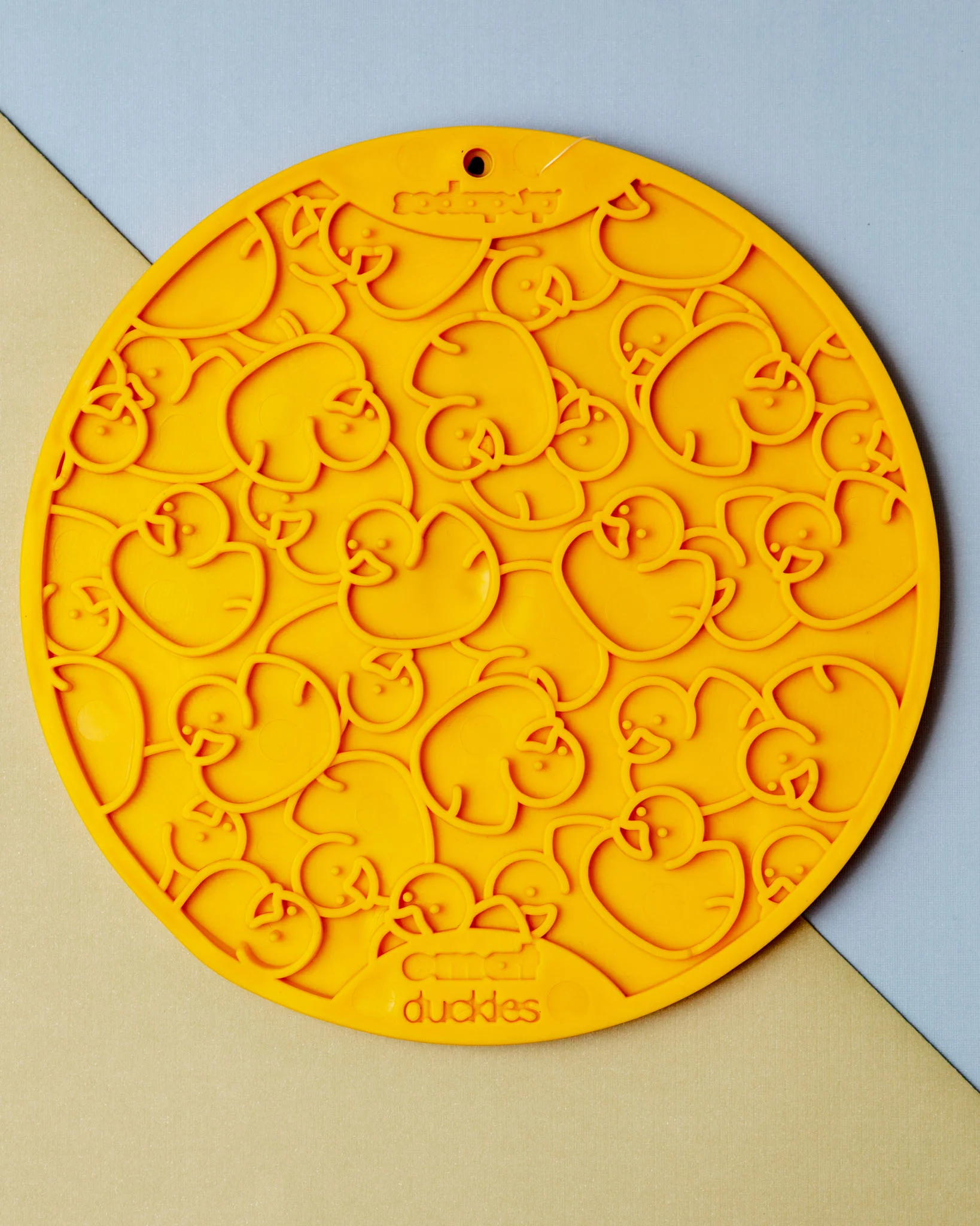 Duckies Dog Lick Mat With Suction Cups (Made in the USA)