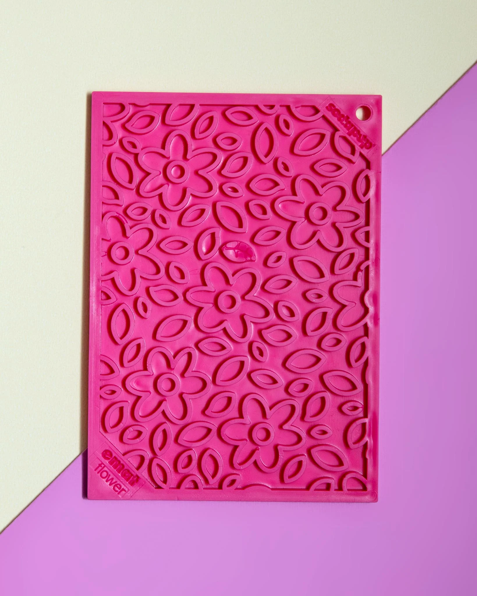 Flower Power Dog Lick Mat (Made in the USA)