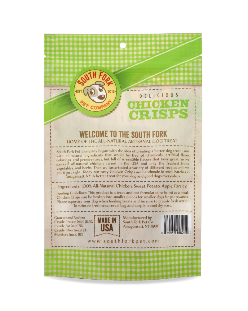 Chicken Crisps with Sweet Potato, Apple & Parsley Dog Treats - Image 3