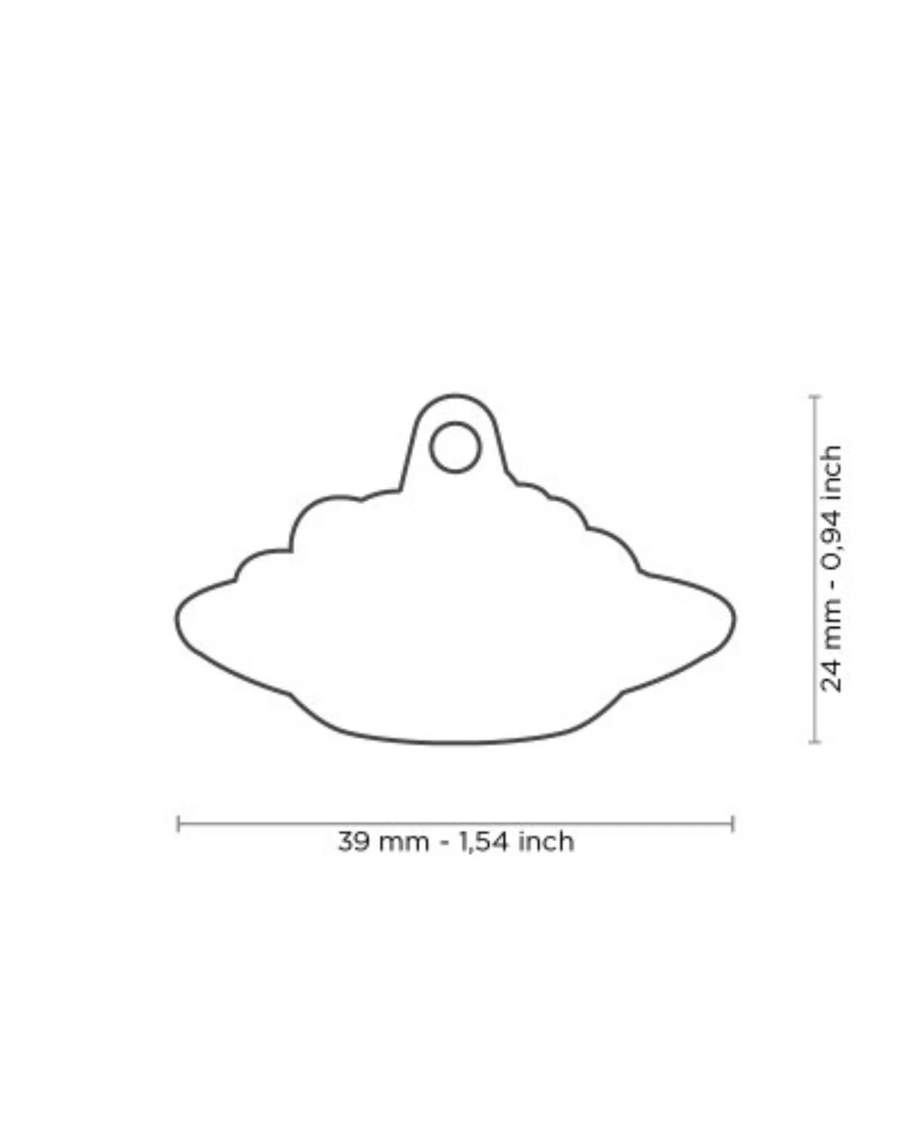 Spaghetti Custom Pet ID Tag - Image 2