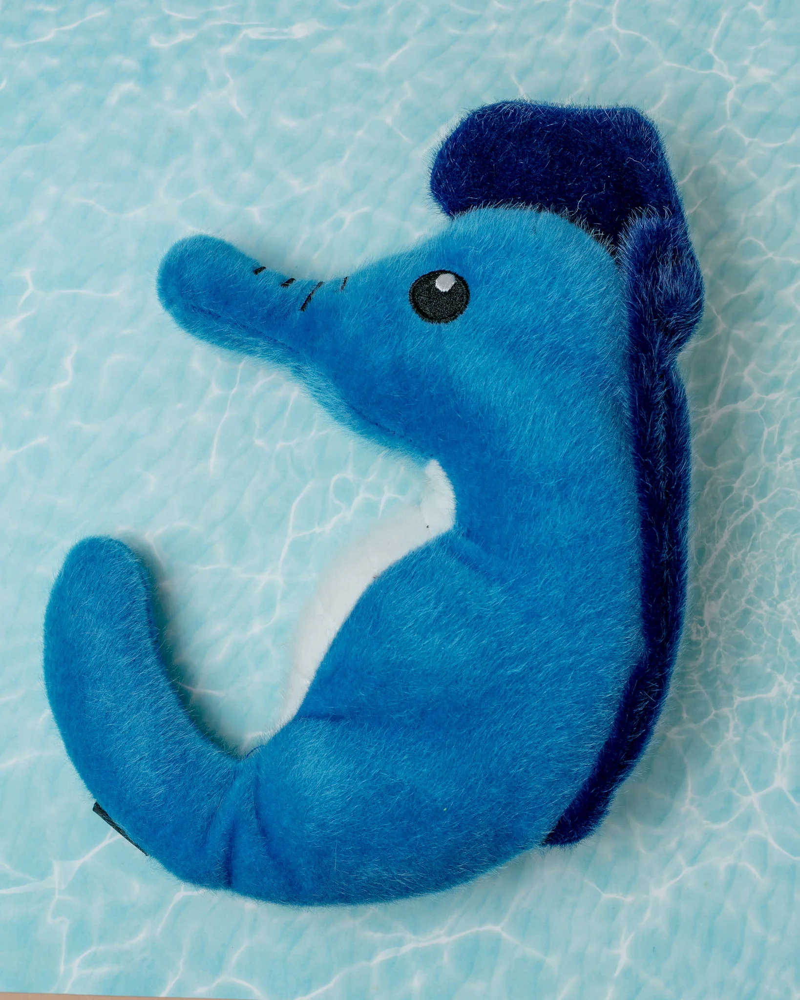 Fuzzy Seahorse Squeaky Dog Toy << FINAL SALE >> - Image 2