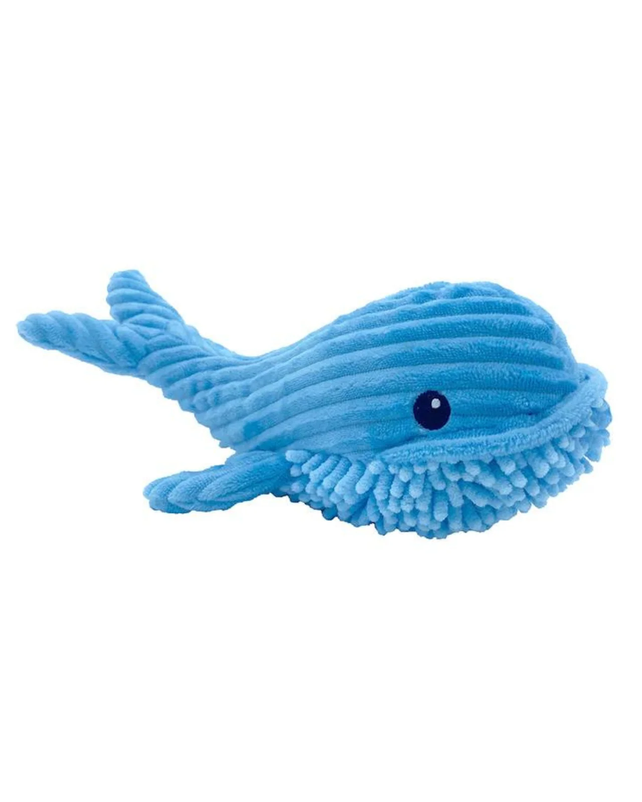 Blue Bay Whale Squeaky Push Dog Toy (FINAL SALE) - Image 3