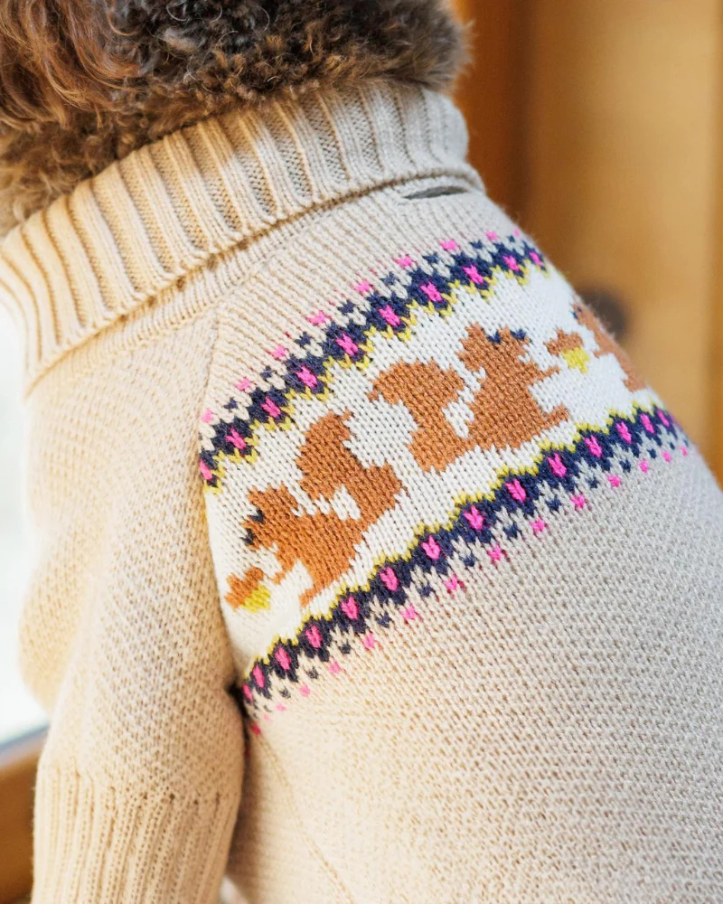 Squirrel Knit Dog Sweater (FINAL SALE) - Image 7