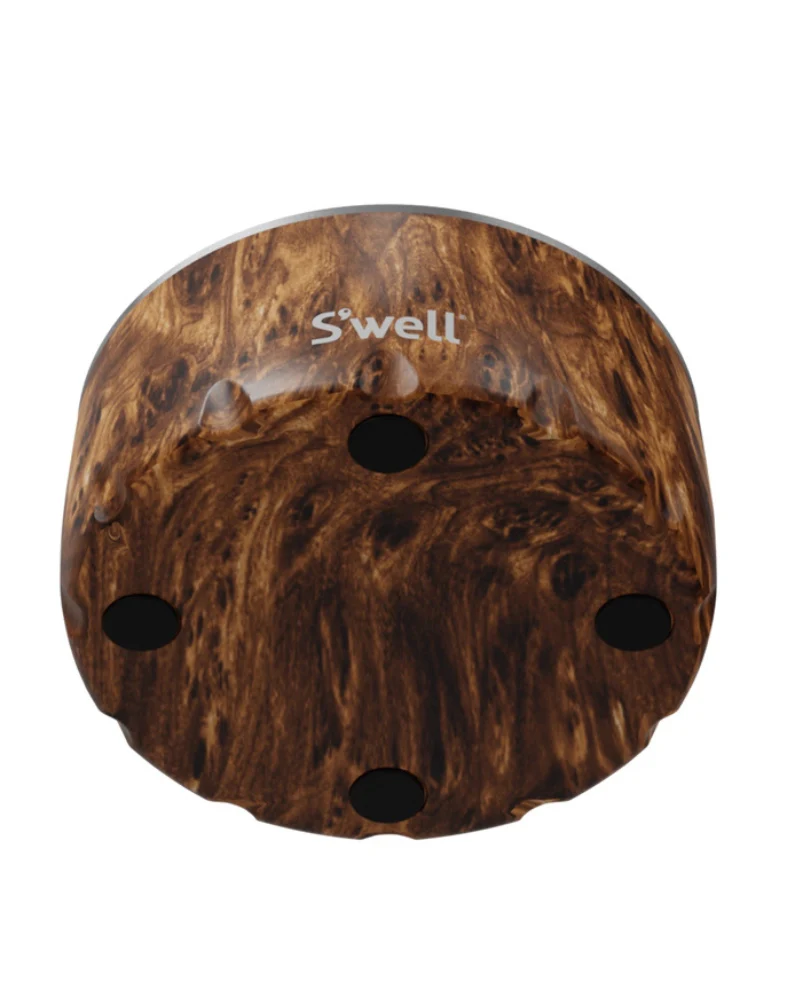 Stainless Steel Dog Bowl in Teakwood - Image 6