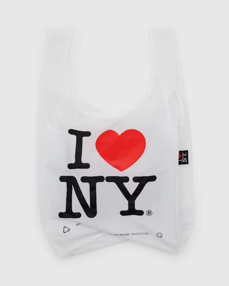 Standard Baggu Reusable Bag in I Love NY - Image 3