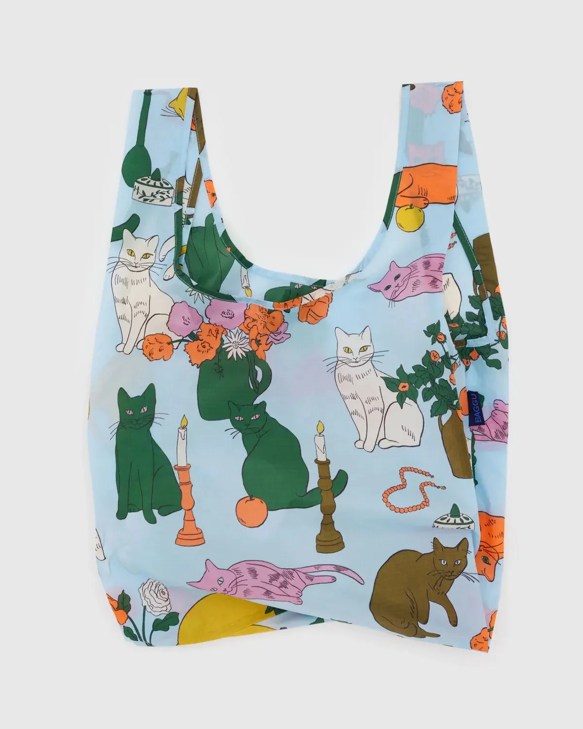 Baggu Reusable Bag in Table Cats