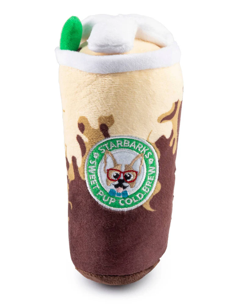 Starbarks Sweet Pup Cold Brew Plush Dog Toy - Image 3