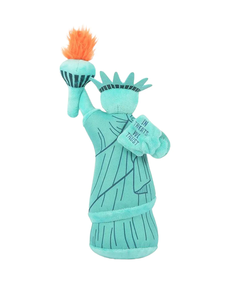 Statue of Liberty Squeaky Plush Dog Toy - Image 6