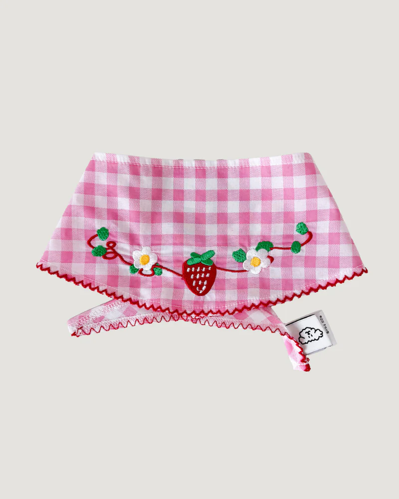 Strawberry Farm Dog Bandana (FINAL SALE)