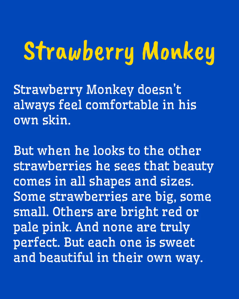 Strawberry Monkey Squeaky Plush Dog Toy - Image 6