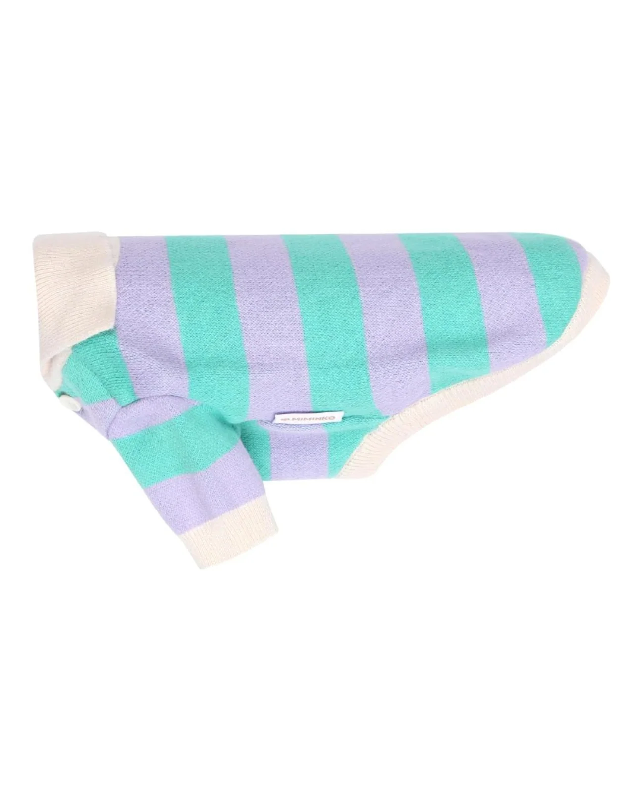 Striped Rugby Knit Dog Sweater (FINAL SALE) - Image 11