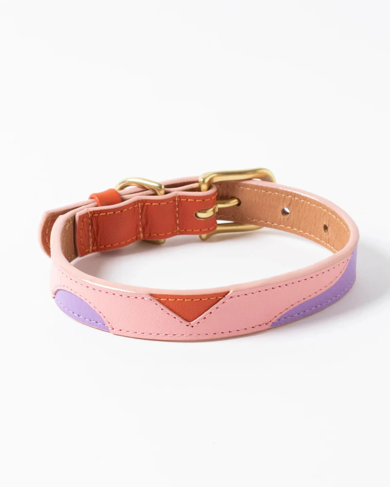 Sweet Leather Dog Collar (Made in Guatemala) (FINAL SALE) - Image 5