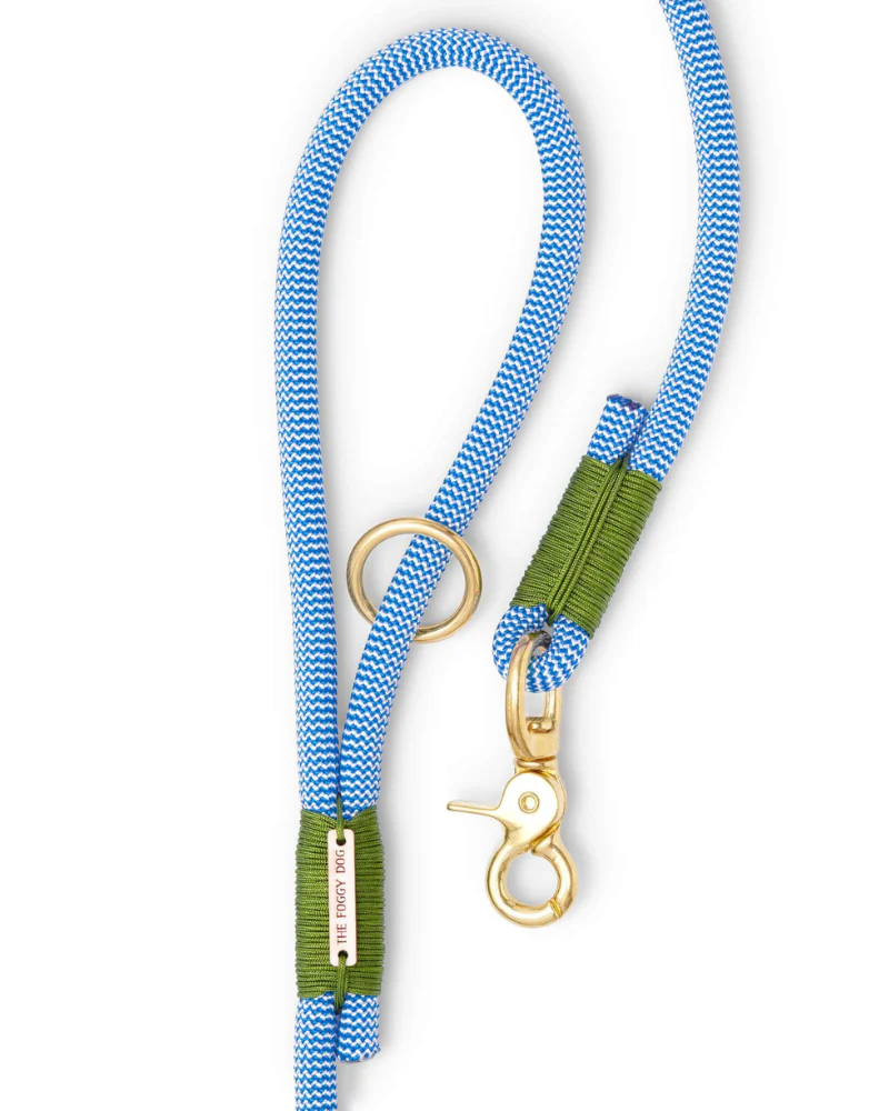 Tahoe Green & Blue Climbing Rope Dog Leash