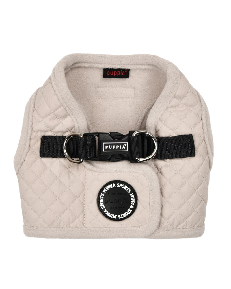 Irvin Fleece-Lined Dog Harness in Cream