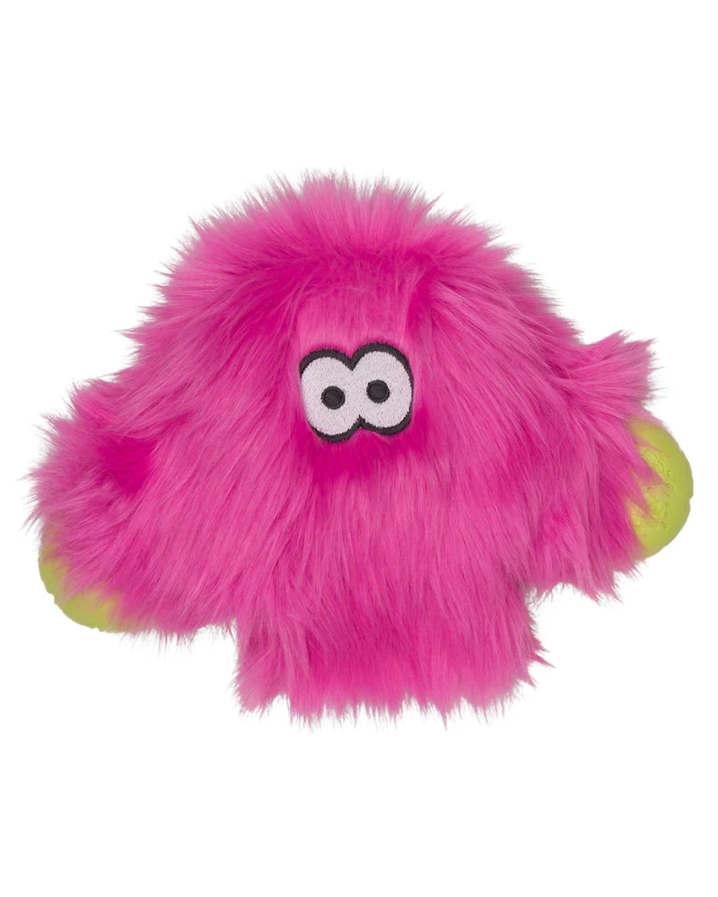 Taylor Durable Dog Plush Toy in Hot Pink (Made in the USA) - Image 3