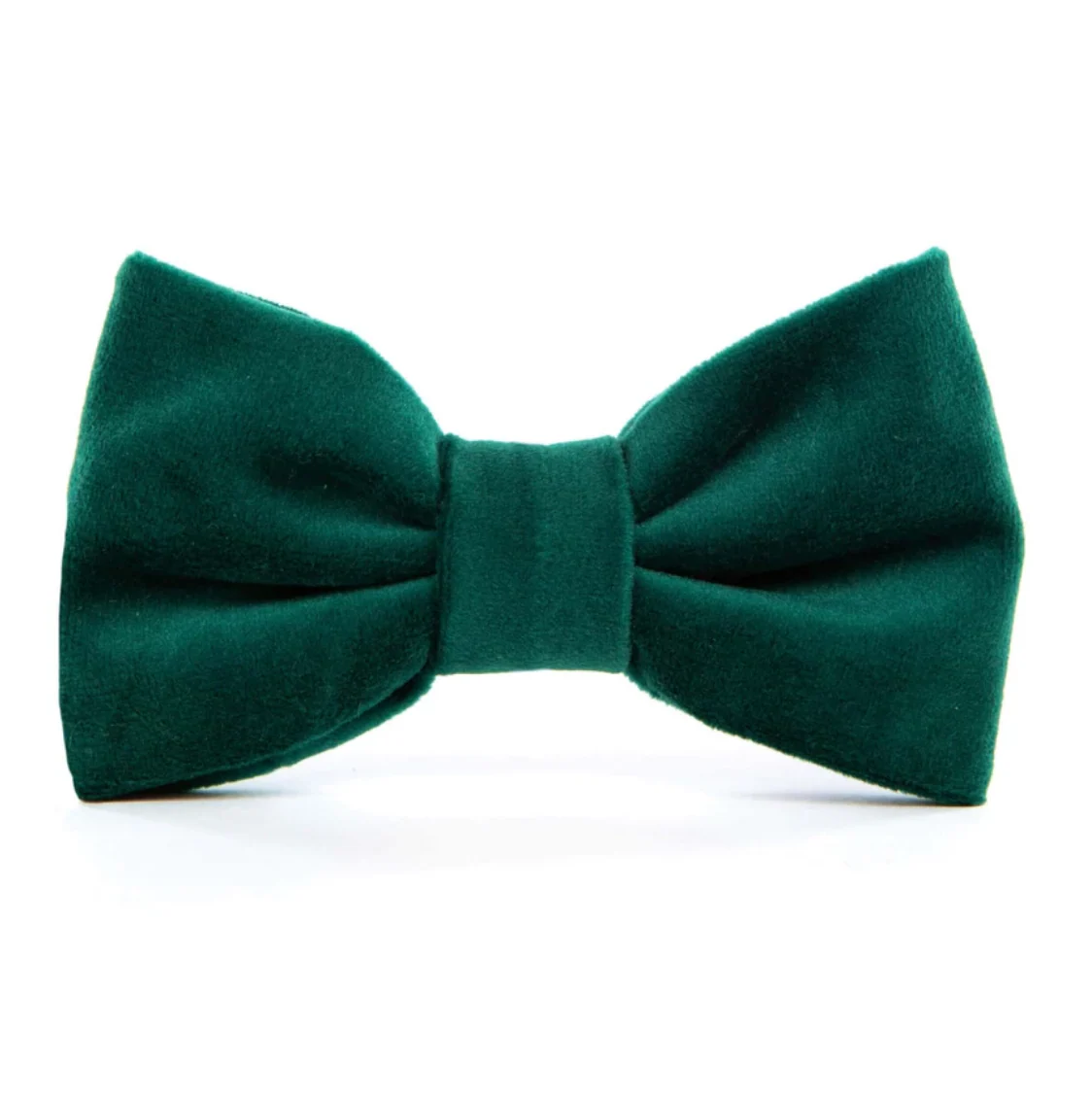 Forest Green Velvet Dog Bow Tie - Image 4