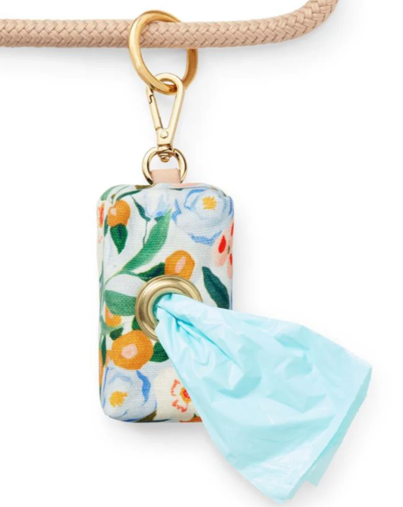 Gathered Print Floral Dog Leash Bag (Made in the USA) << FINAL SALE >> - Image 4