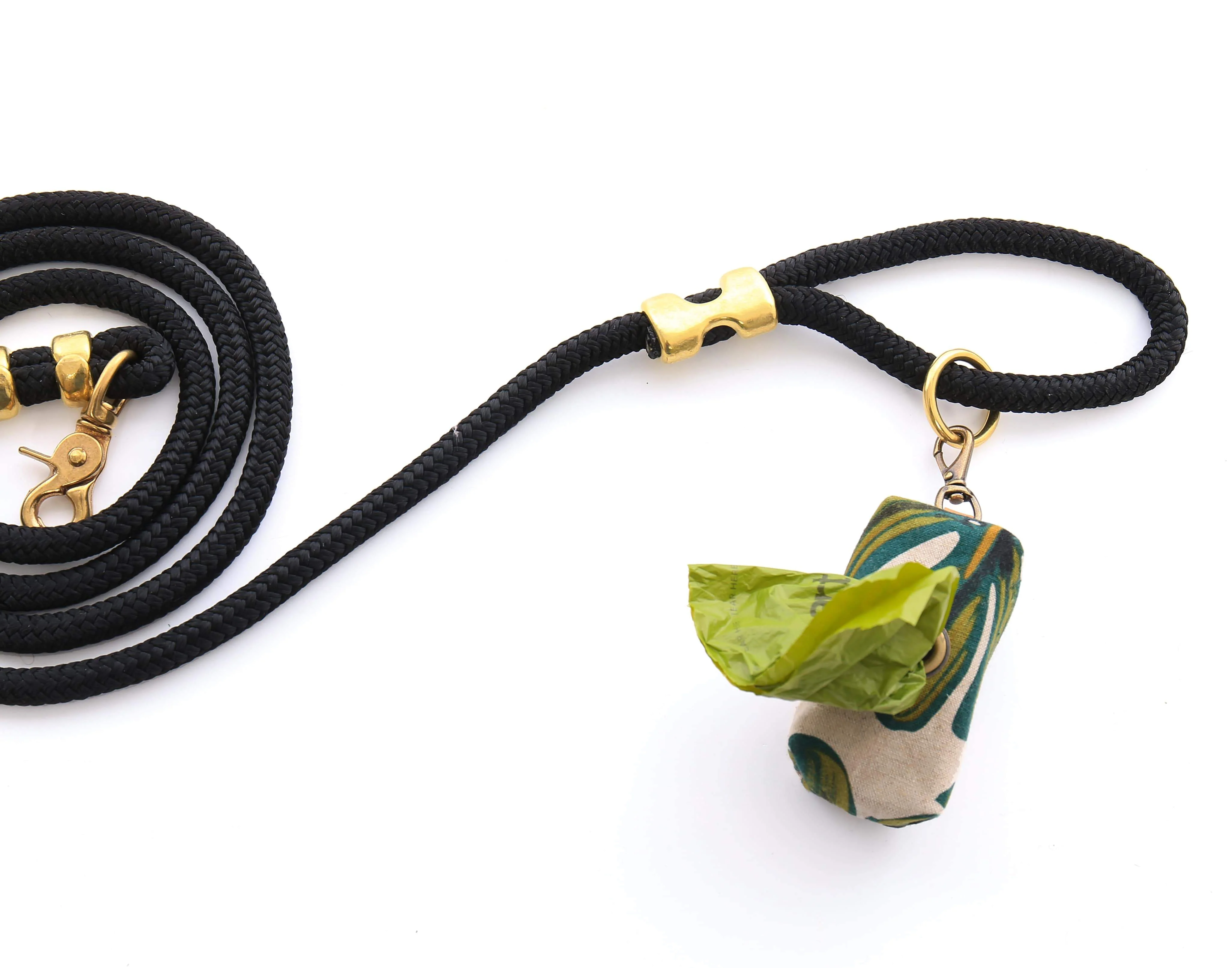 THE FOGGY DOG | Monstera Leaves Leash Bag - Image 4