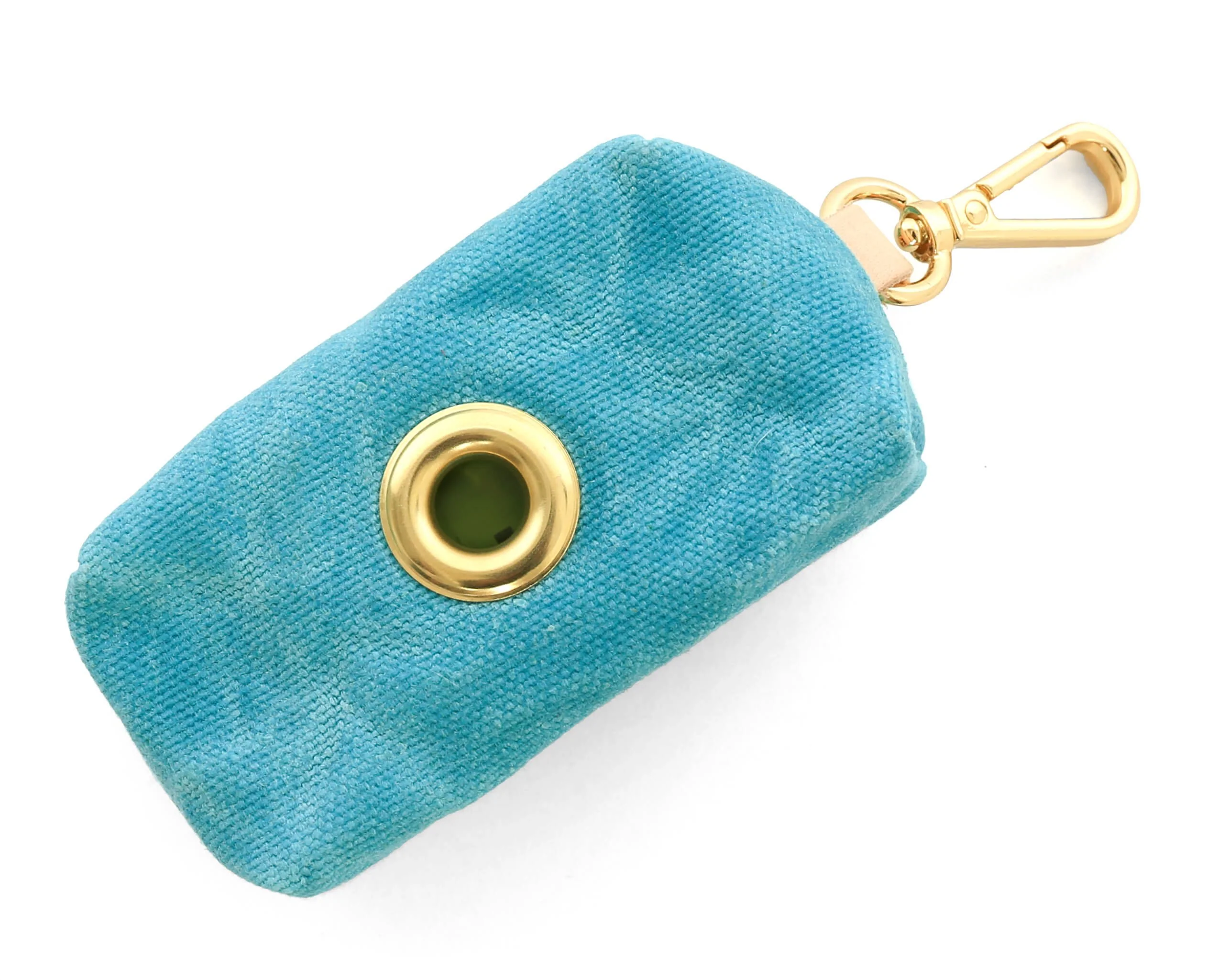 THE FOGGY DOG | Peacock Waxed Canvas Leash Bag - Image 3