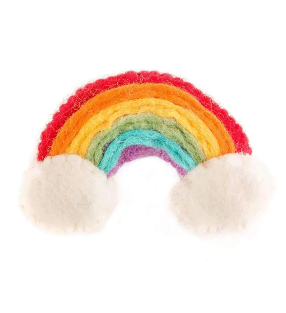 Rainbow Wool Cat Toy - Image 4