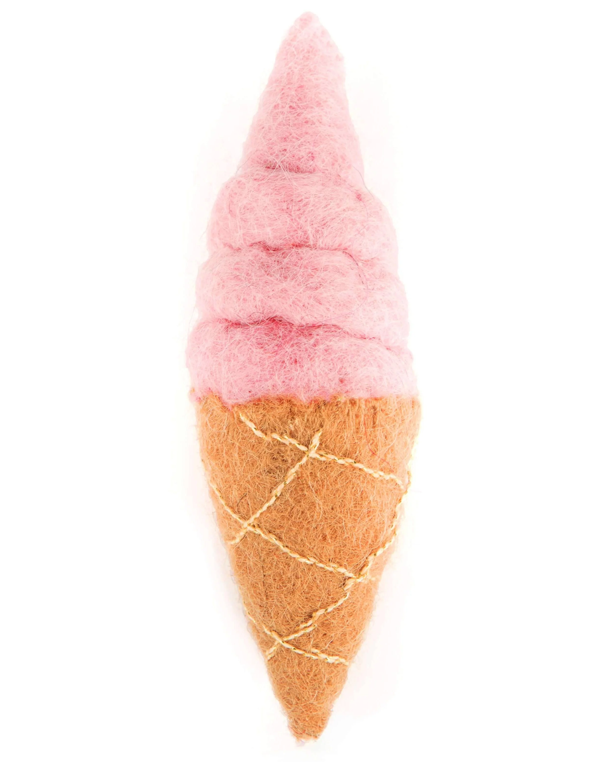 Soft Serve Ice Cream Wool Cat Toy - Image 3