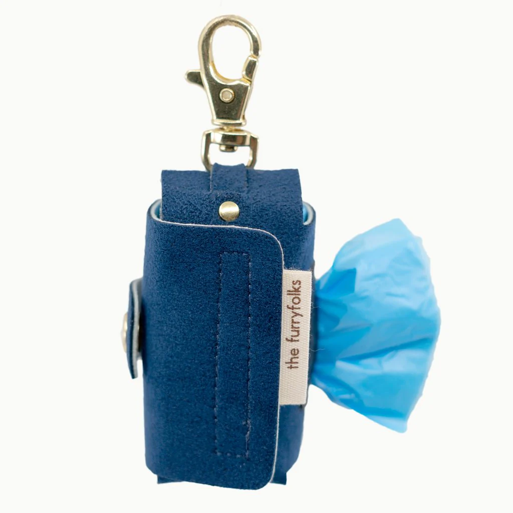 THE FURRYFOLKS | Daily Poop Bag Holder in Navy