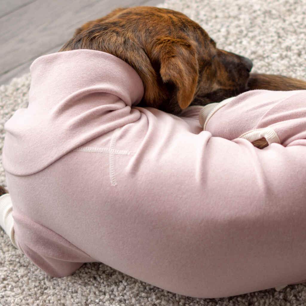 THE FURRYFOLKS | High Neck Jumpsuit in Blush - Image 3