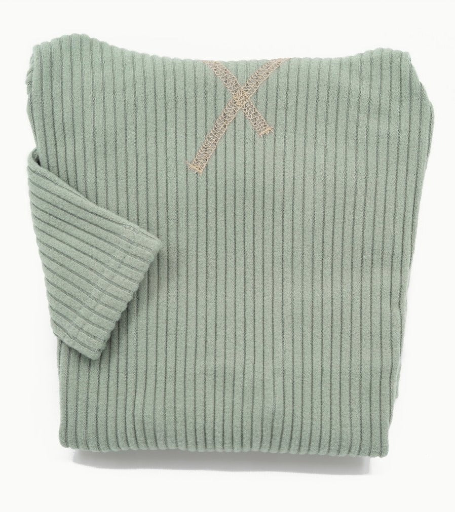 High Neck Dog Tee in Sage Green (FINAL SALE) - Image 2